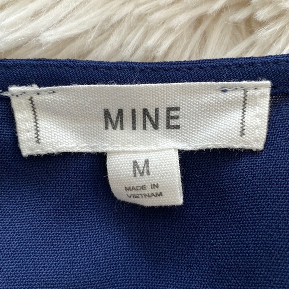 Mine Tulip SS Sleeve Blouse ๐ Navy - Picture 10 of 11